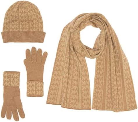 michael kors hat and gloves set|Michael Kors women's hat.